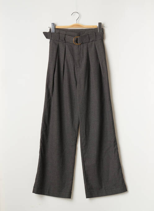 Pantalon large gris REIKO pour femme