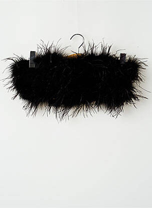 Top coupe cintrée sans manche noir NASTY GAL femme