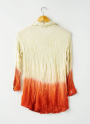 Chemisier coupe cintrée manches longues orange NASTY GAL femme