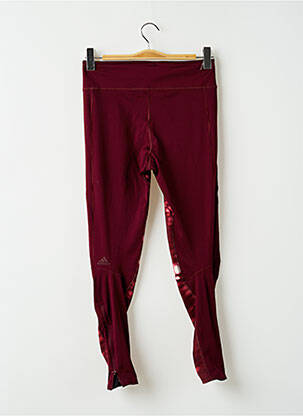 Legging  taille normale rouge ADIDAS femme