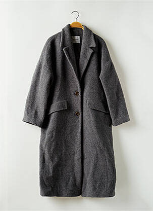 Manteau long gris AMERICAN VINTAGE pour femme