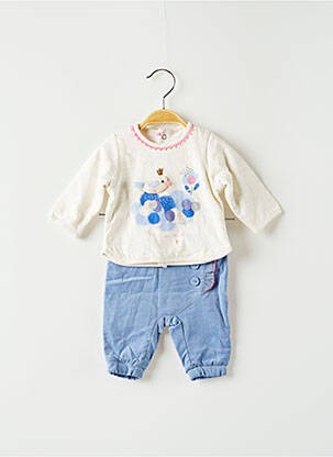 Ensemble pantalon resserrée sur le bas bleu CATIMINI fille