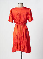 Robe mi-longue orange PAKO LITTO pour femme seconde vue