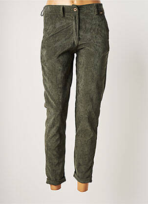Pantalon 7/8 vert PAKO LITTO pour femme