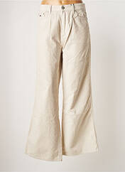 Pantalon large beige TOMMY HILFIGER pour femme seconde vue