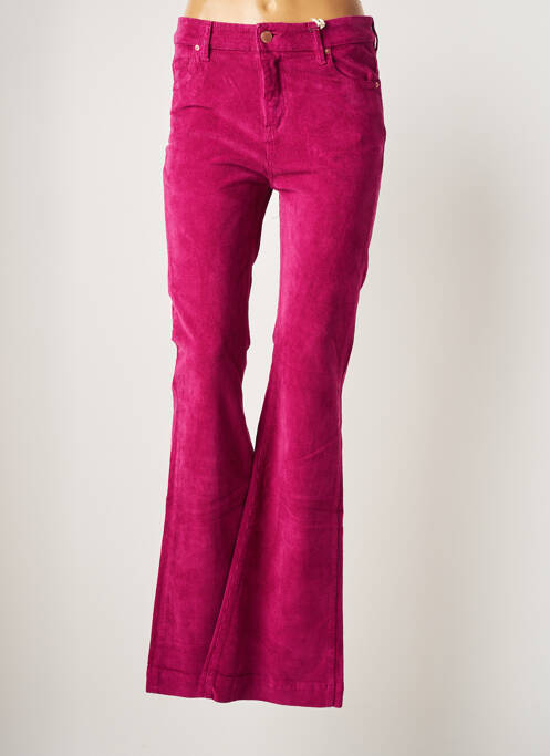 Pantalon flare rose BSB pour femme