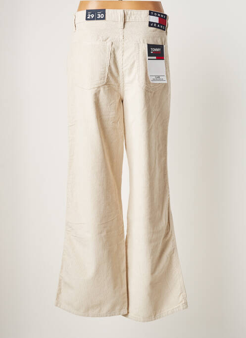 Pantalon large beige TOMMY HILFIGER pour femme