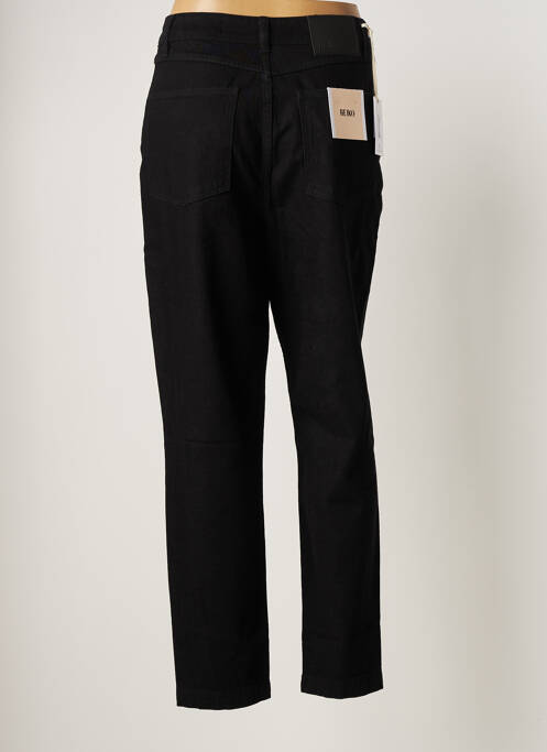 Jeans coupe droite taille haute taille haute noir REIKO femme