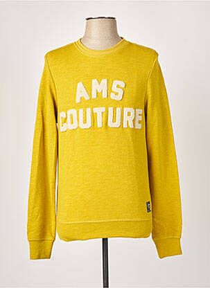 Sweat-shirt jaune SCOTCH & SODA pour homme