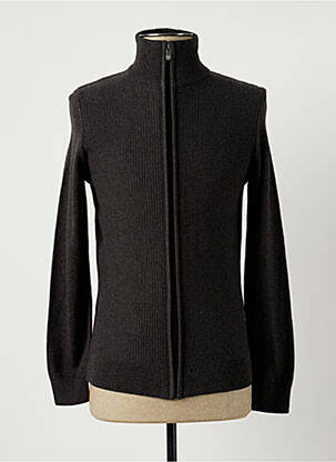 Gilet manches longues gris TOM TAILOR pour homme