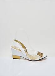 Sandales/Nu pieds blanc AZUREE pour femme seconde vue