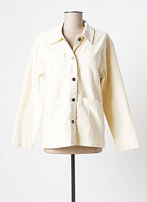 Veste casual coupe droite beige JJXX femme