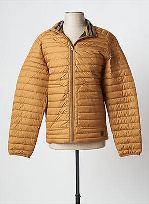 Doudoune poches sans capuche beige JACK & JONES homme