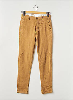 Pantalon chino tissage chiné taille normale marron JACK & JONES homme