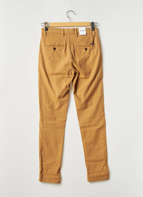 Pantalon chino tissage chiné taille normale marron JACK & JONES homme