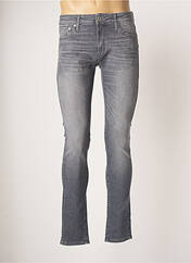 Jeans coupe slim gris JACK & JONES pour homme seconde vue