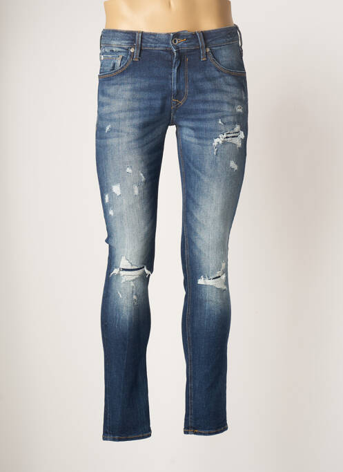 Jeans coupe slim bleu JACK & JONES pour homme