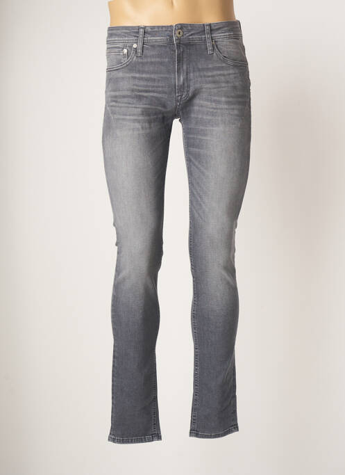 Jeans coupe slim gris JACK & JONES pour homme