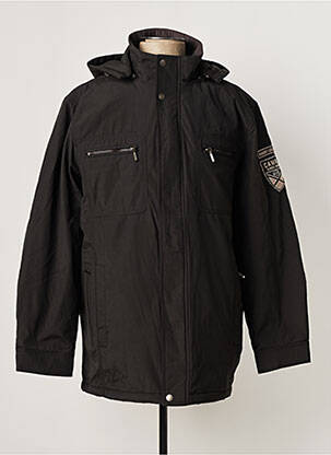 Parka capuche amovible a capuche noir CAMBERABERO homme