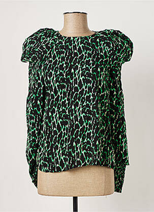 Blouse tissage popeline manches longues noir SCHOOL RAG femme