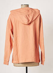 Sweat-shirt à capuche orange BY MD pour femme seconde vue