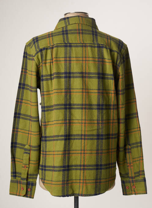 Chemise manches longues vert DARK SEAS pour homme