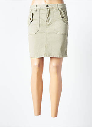 Jupe courte poches vert GEISHA femme