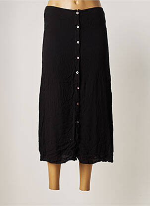 Jupe longue coupe droite noir MAISON HOTEL femme