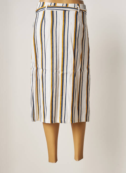 Jupe mi-longue beige LA PETITE FRANCAISE pour femme