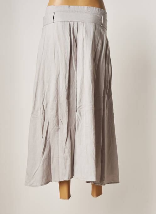 Jupe longue gris SEE U SOON pour femme