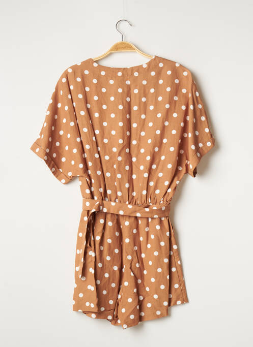 Combishort marron THE KORNER pour femme