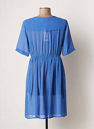 Robe courte manches courtes manches courtes bleu SEE U SOON femme
