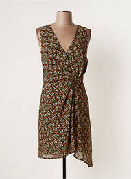 Robe courte sans manche sans manche noir SEE U SOON femme