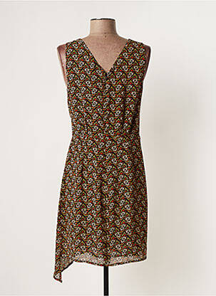 Robe courte coupe fluide sans manche noir SEE U SOON femme