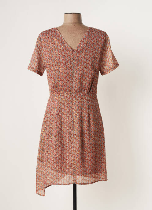 Robe courte marron SEE U SOON pour femme