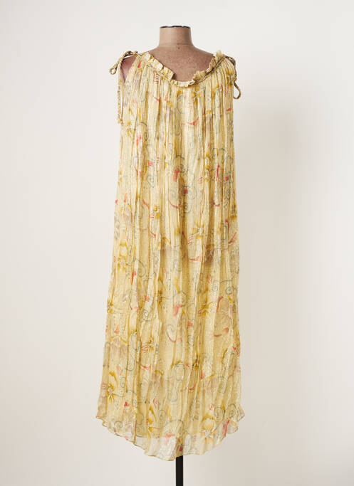 Robe longue beige MAISON HOTEL pour femme