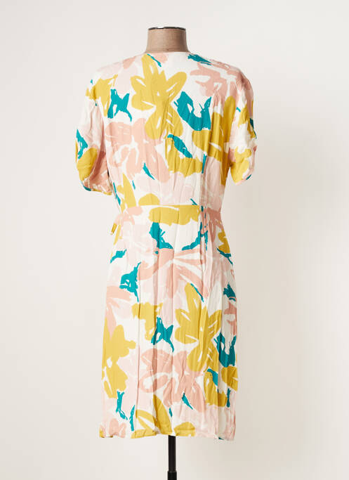 Robe mi-longue blanc MARIE-SIXTINE pour femme