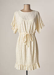 Robe mi-longue beige PIECES pour femme seconde vue