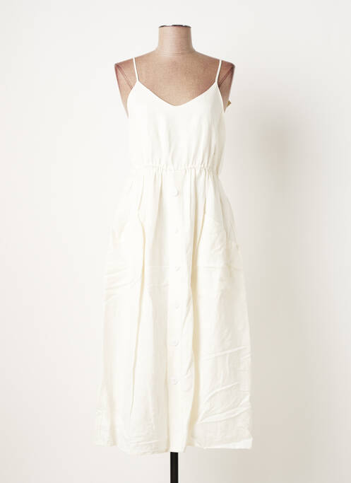 Robe longue blanc THE KORNER pour femme