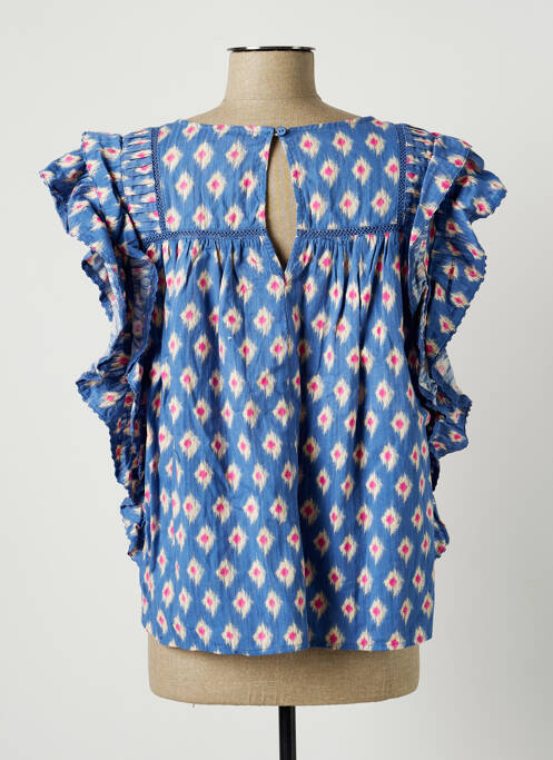 Blouse bleu ORFEO pour femme