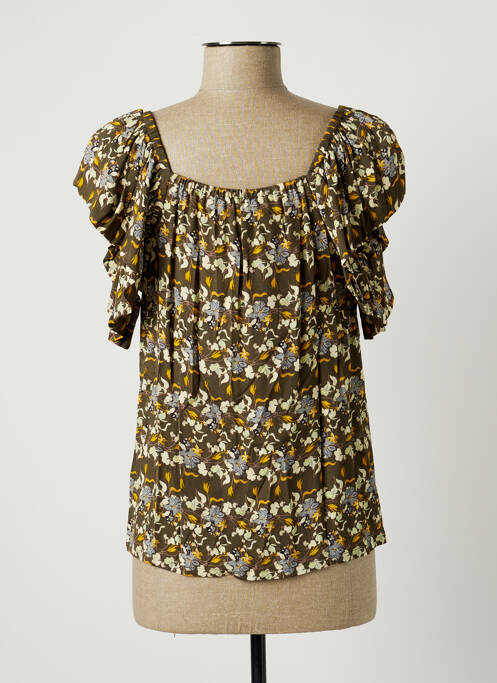 Blouse vert SEE U SOON pour femme