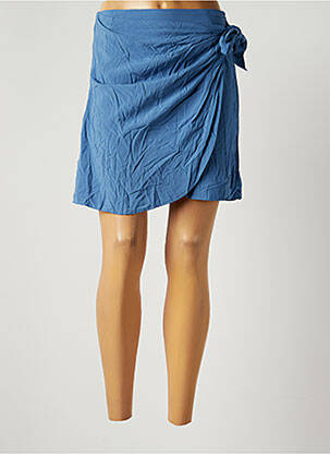 Jupe courte taille haute bleu MARIE-SIXTINE femme