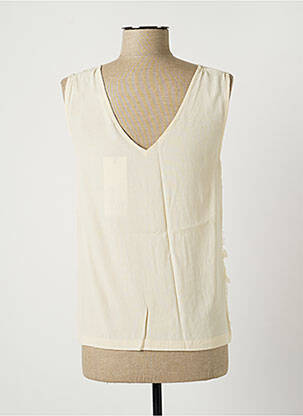 Top sans manche sans manche beige SEE U SOON femme