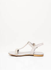 Sandales/Nu pieds beige REQINS pour fille seconde vue