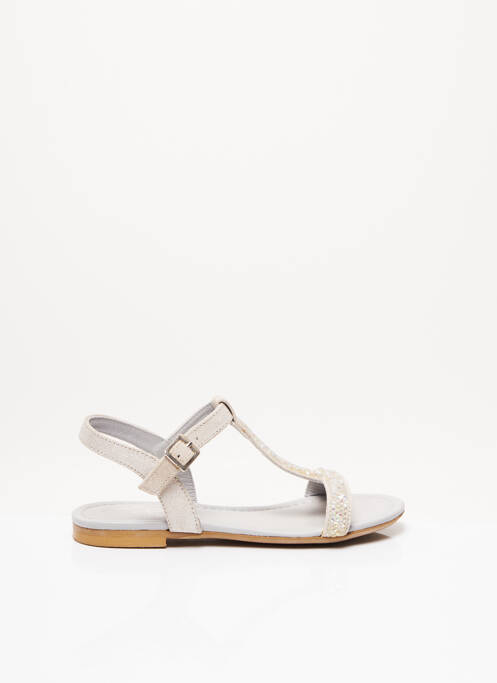 Sandales/Nu pieds beige REQINS pour fille