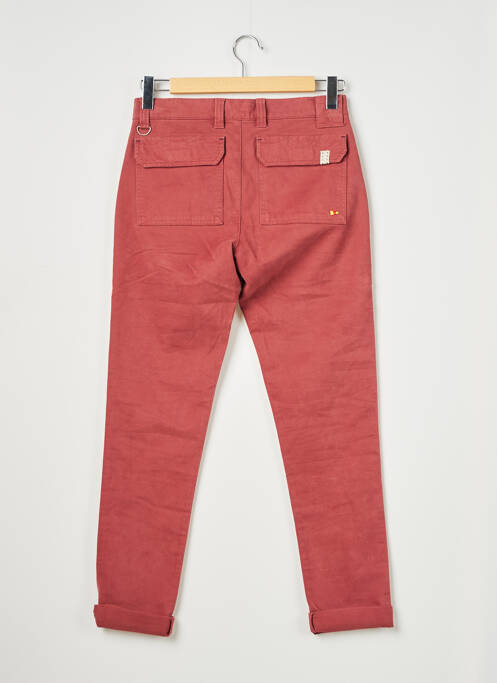 Pantalon chino stretch taille normale rouge TROPHEE DU MATELOT homme