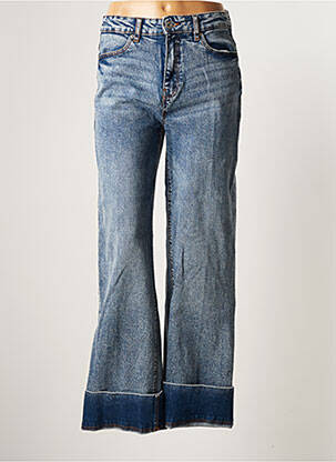 Jeans coupe large bleu ICHI pour femme