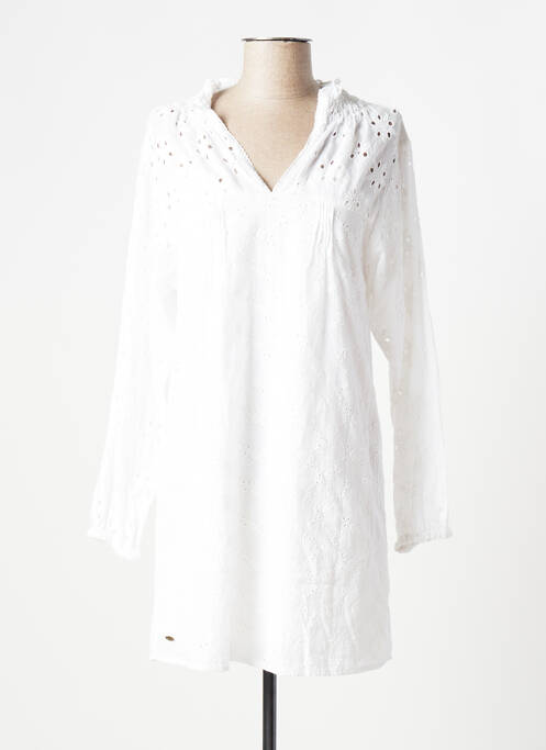 Robe courte blanc OXBOW pour femme