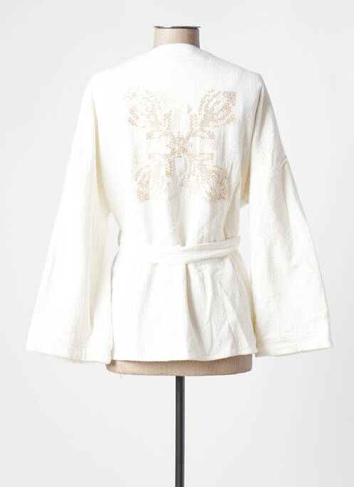 Veste kimono blanc OXBOW pour femme