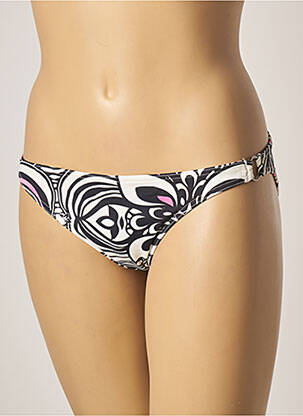 Bas de maillot de bain imprimé fantaisie culotte noir OXBOW femme